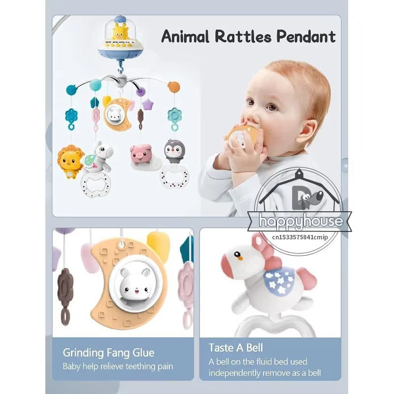 CowLost | musical-baby-crib-mobile-with-lights-music-projection-for-infants-remote-control-crib-toys-for-newborn-baby-mobile-for-crib-toys |30