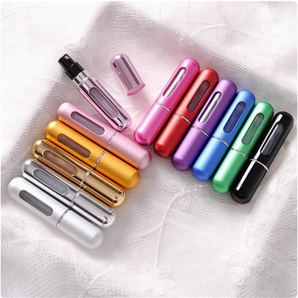 1/5Pcs Travel Perfume Bottle Portable Mini Atomizer Spray Refill Bottle Storage
