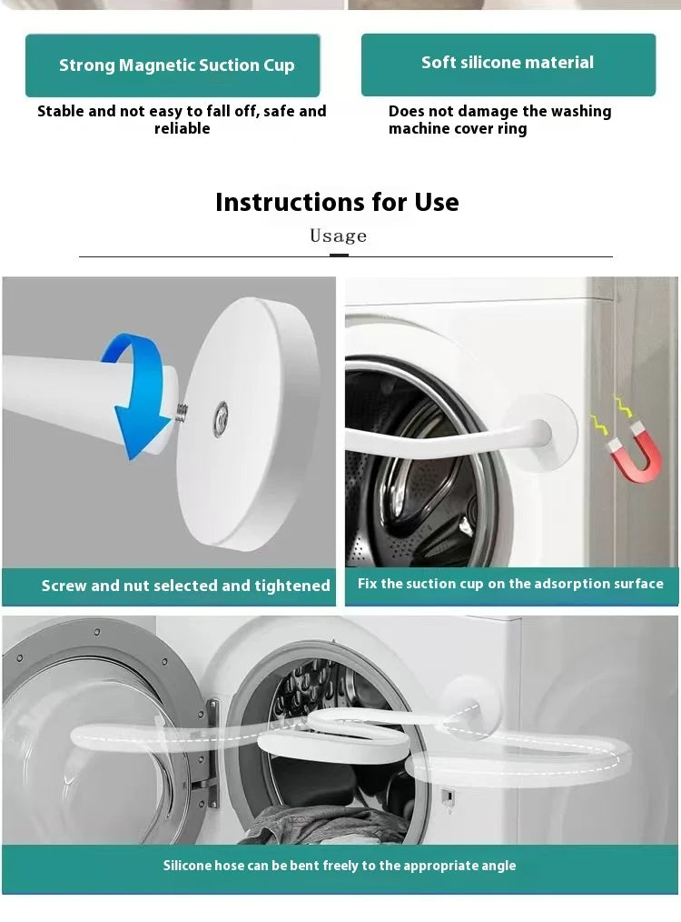 CowLost | product_id-homefish-flexible-silicone-door-stopper-for-washer-dryer-odor-prevention |9