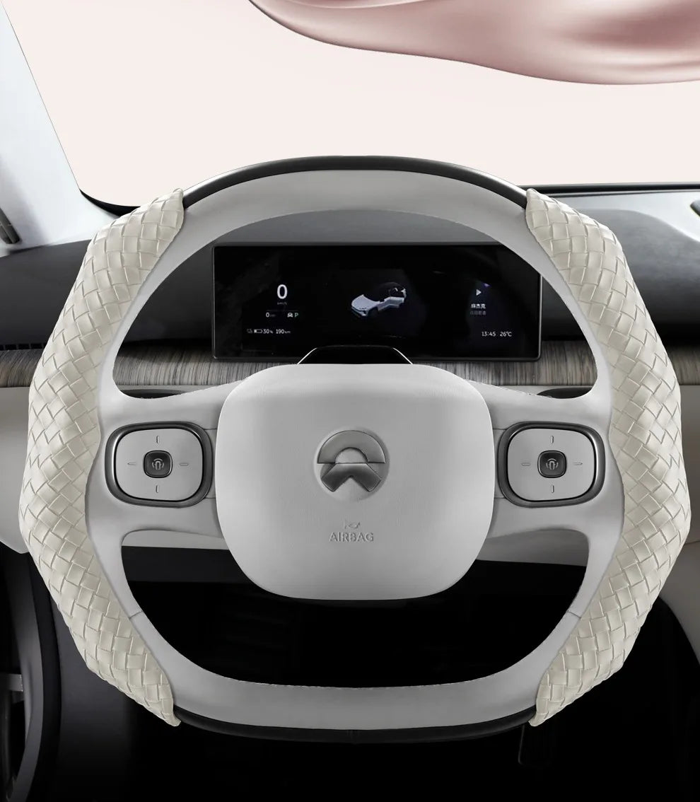 CowLost | luxury-braided-pu-leather-steering-wheel-cover |13