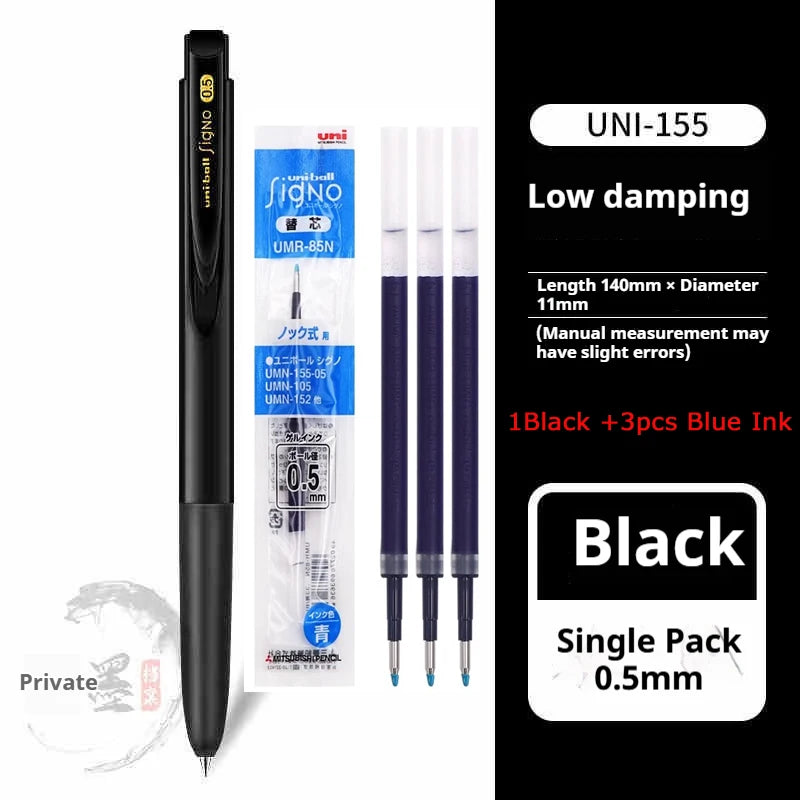 CowLost | product_id-mitsubishi-uni-signo-umn155-gel-pen-0-38-0-5mm-black-red-blue-quick-dry-smooth-low-friction |71