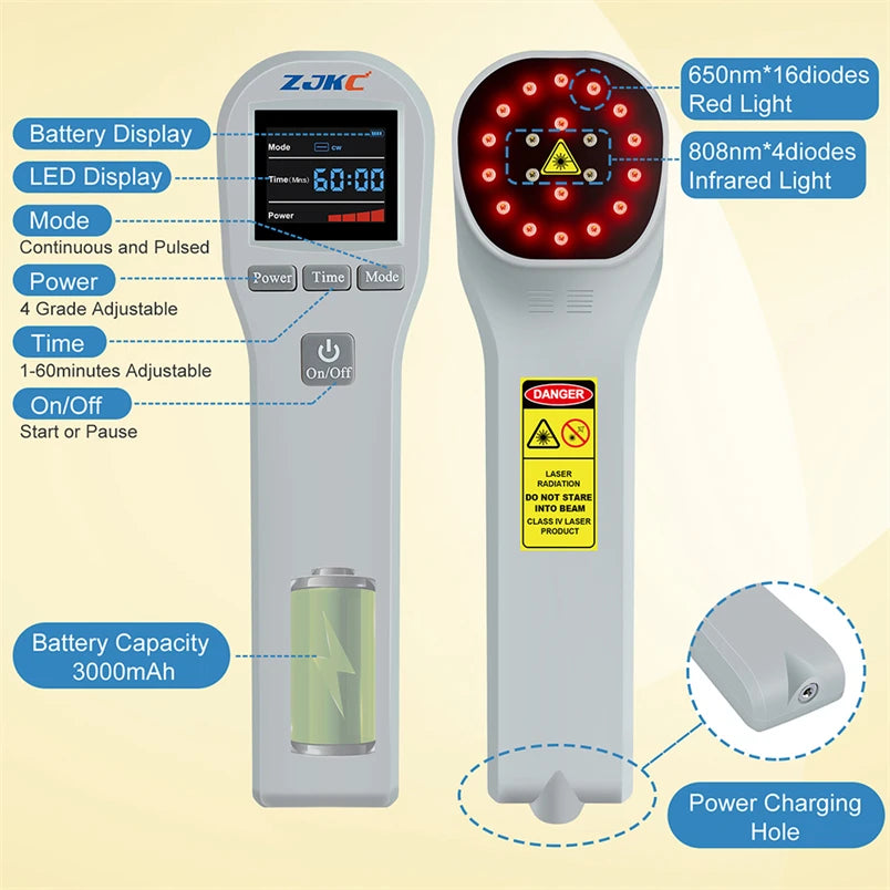CowLost | mls-cold-sore-laser-device-650nmx16-808nmx4-low-level-cold-laser-therapy-device |6