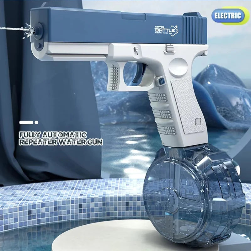 Portable Automatic Electric Burst Water Gun Toy for Kids Outdoor Play