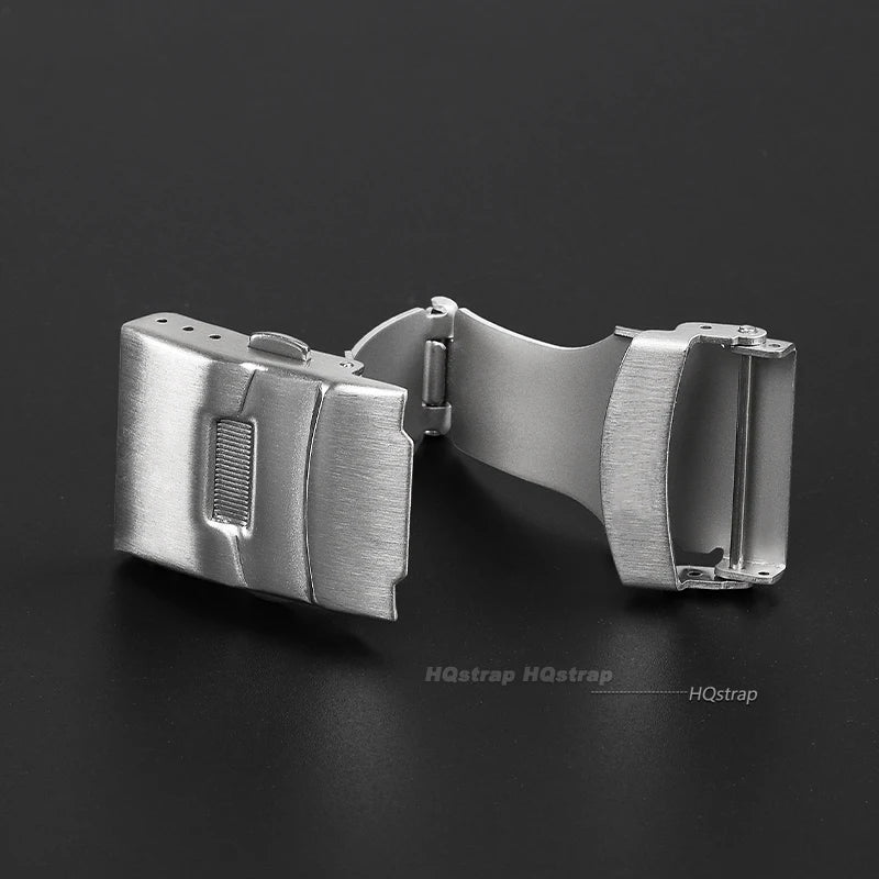 CowLost | product_id-stainless-steel-folding-watch-clasp-buckle-double-press-14-24mm-silver-black-gold |5