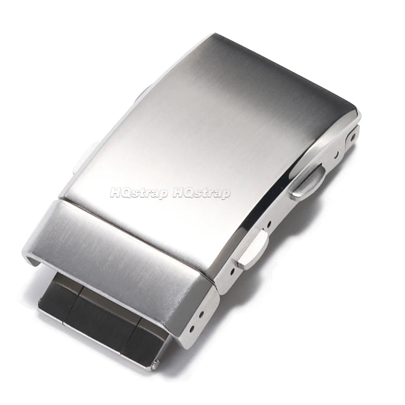 CowLost | watch-clasp-18mm-20mm-22mm-replacement-stainless-steel-deployment-watch-buckle-high-quality-silver-folding-safety-clasps-button |13