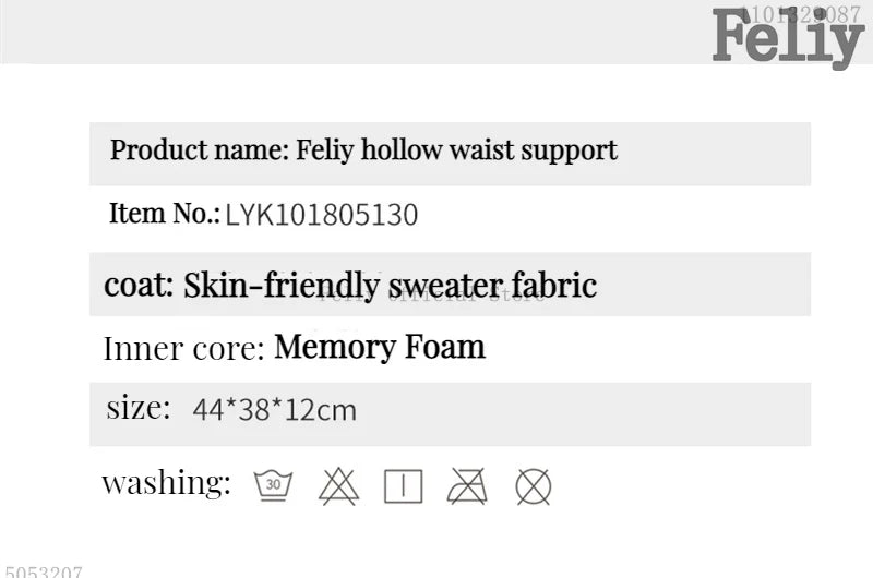 CowLost | memory-foam-office-chair-cushion-car-seat-support-waist-pillow-massage-lumbar-pain-relief-cushion-slow-rebound-orthopedic-pillow |17