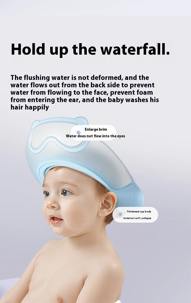 CowLost | baby-adjustable-size-shampoo-cap-crown-baby-shower |9
