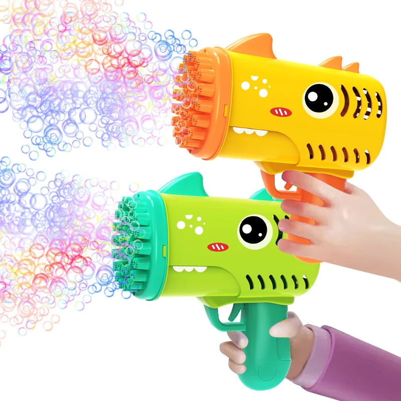 CowLost | product_id-childrens-dinosaur-bubble-gun-toy-outdoor-wedding-game-35-hole-no-battery-no-bubble-water |1
