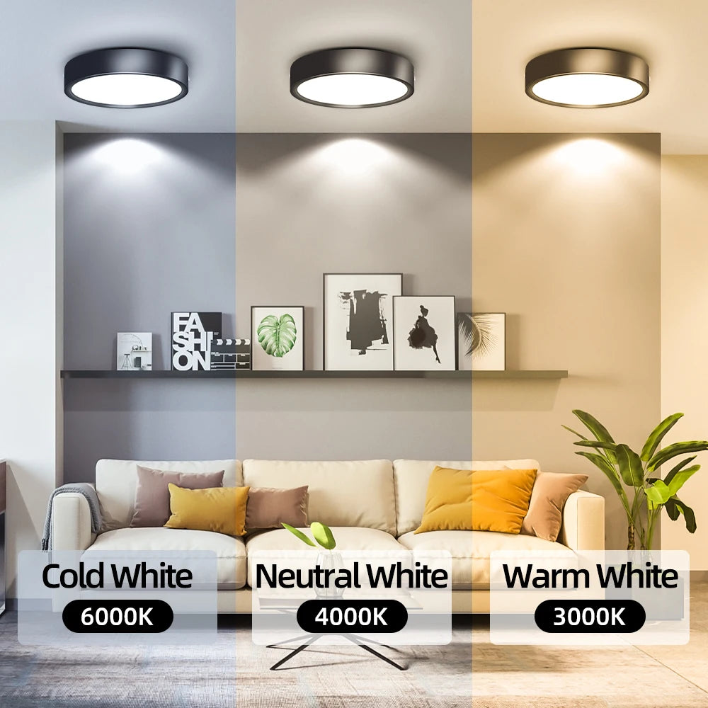 CowLost | seasonal-holiday-decorations-spot-led-ceiling-light-110-220v-surface-mounted-downlight-fixture |1