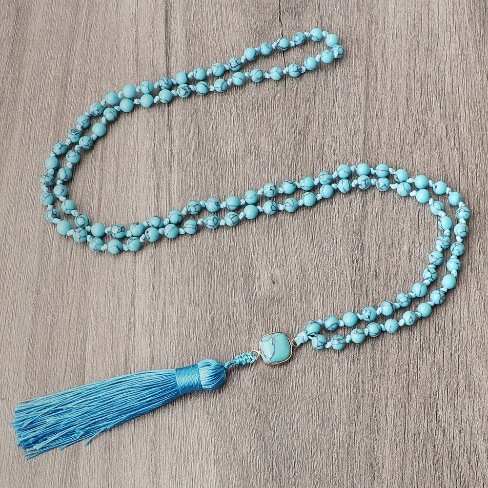 CowLost | handbags-natural-blue-pine-stone-108-beaded-mala-necklace |11