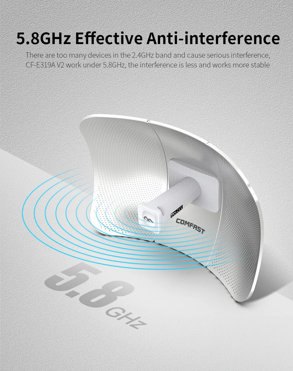 CowLost | comfast-outdoor-access-point-900mbps-long-range-cpe-5ghz-wireless-bridge |13