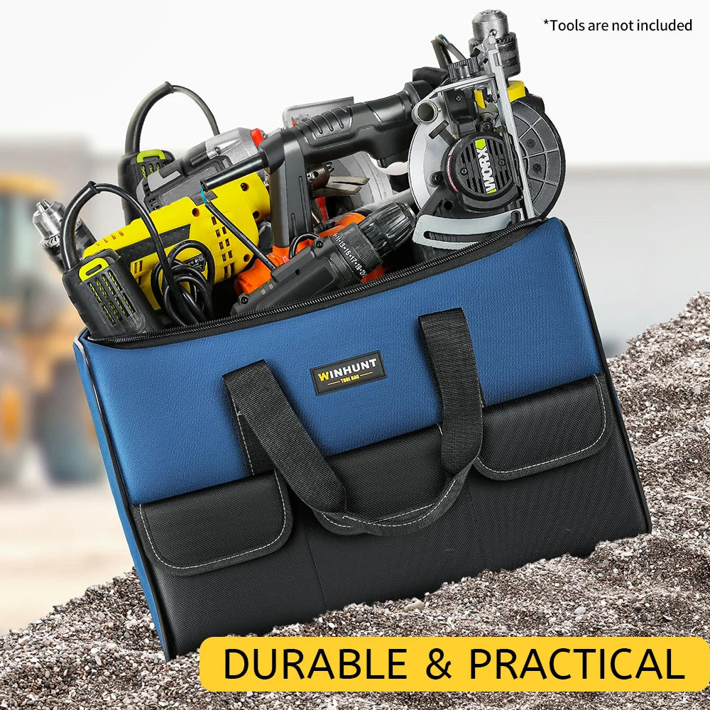 CowLost | product_id-heavy-duty-wide-mouth-tool-bag-with-pockets-organizer-for-tool-storage-and-transport |2