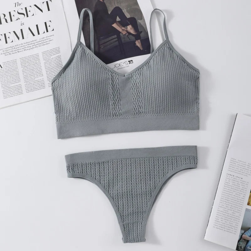 CowLost | product_id-seamless-women-s-wire-free-push-up-bra-low-rise-panties-set |17