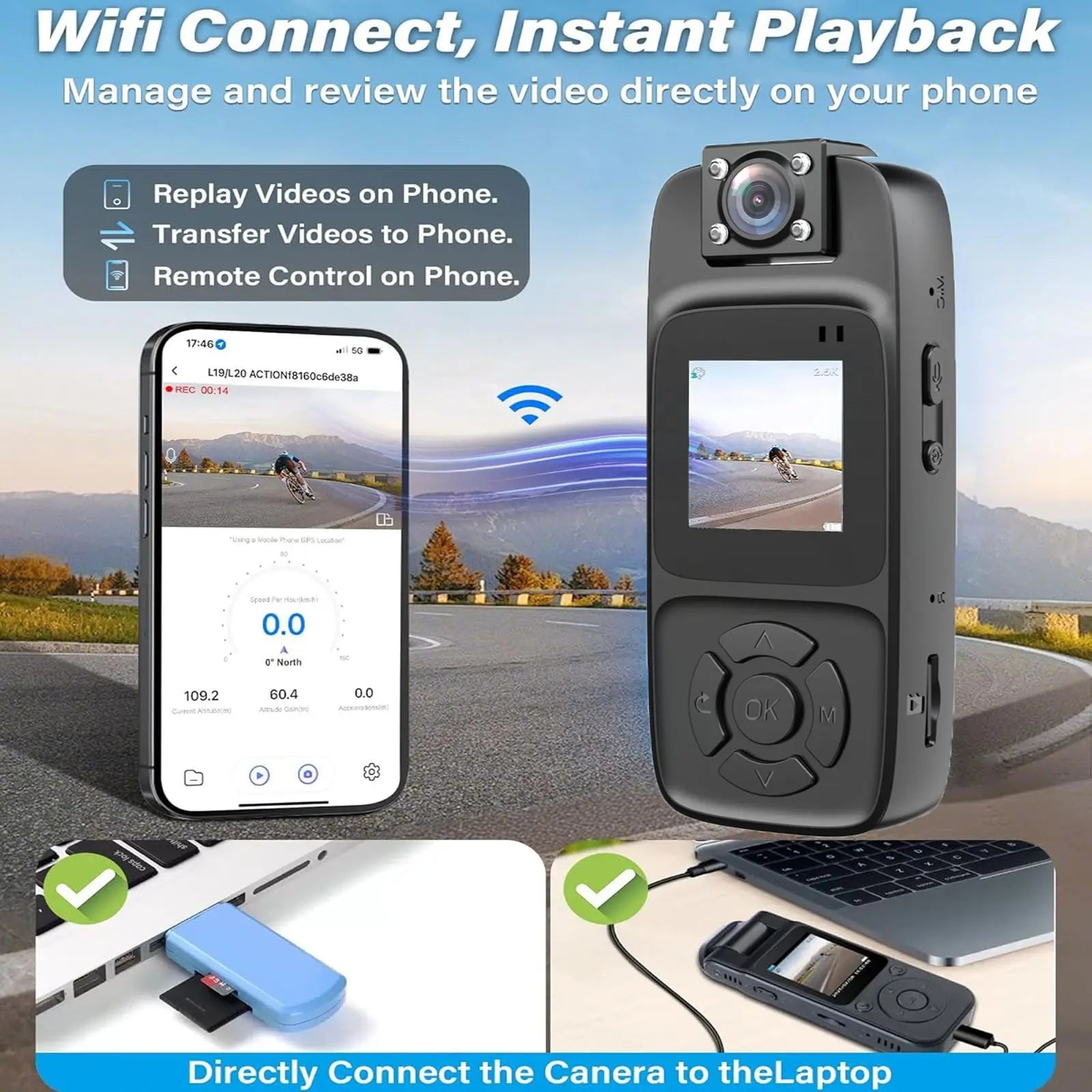 CowLost | product_id-vesafe-mini-4k-ultra-hd-sports-camera-with-anti-shake-360-lens-wifi-hotspot-outdoor-cycling-recorder |2