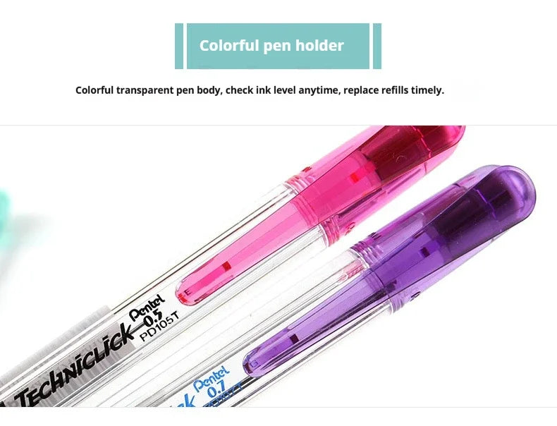 CowLost | product_id-pentel-pd105t-mechanical-pencil-0-5-0-7mm-break-resistant-side-knock-design |12