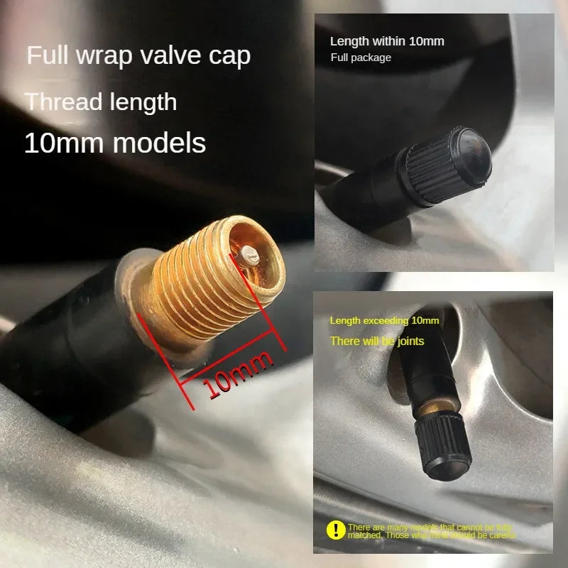 CowLost | tire-valve-dust-caps-stem-covers-plastic-car-wheel |5