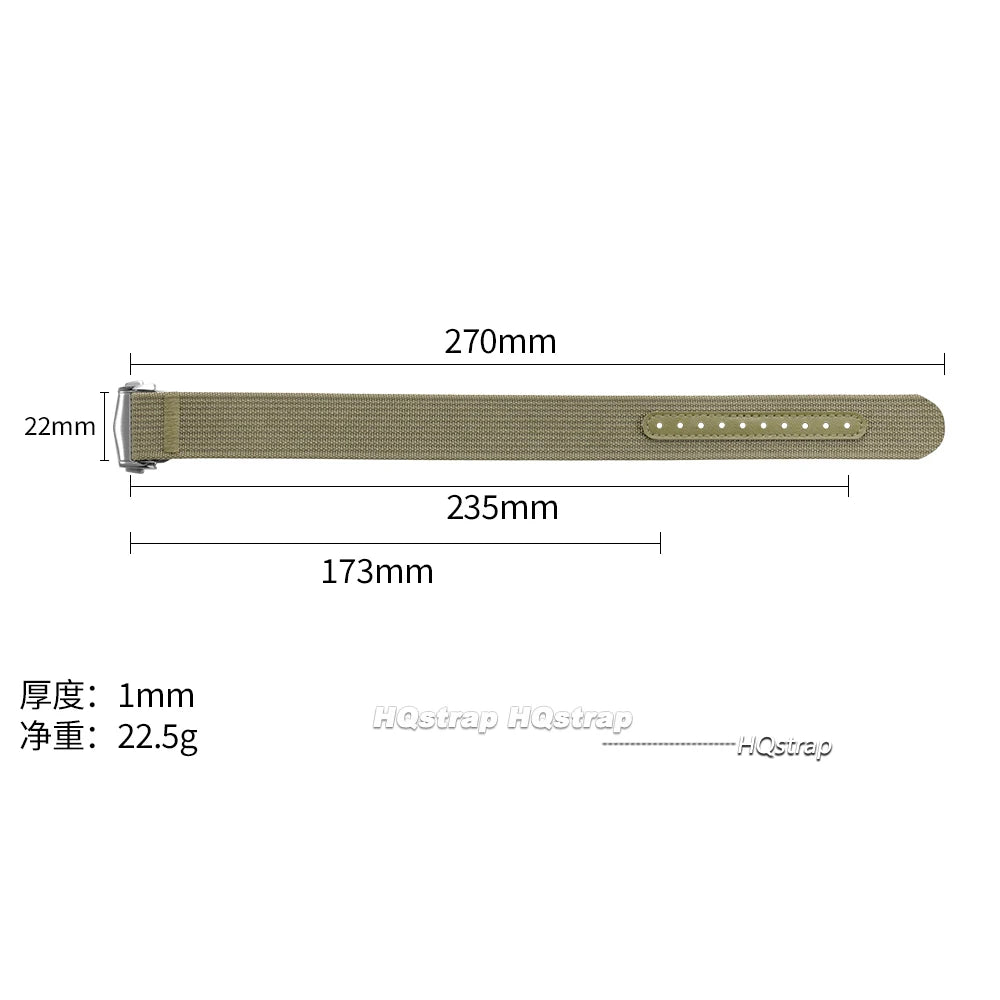 CowLost | bracelets-product_id-20mm-22mm-waterproof-nylon-watchband-for-omega-seiko-tudor-with-folding-buckle |10