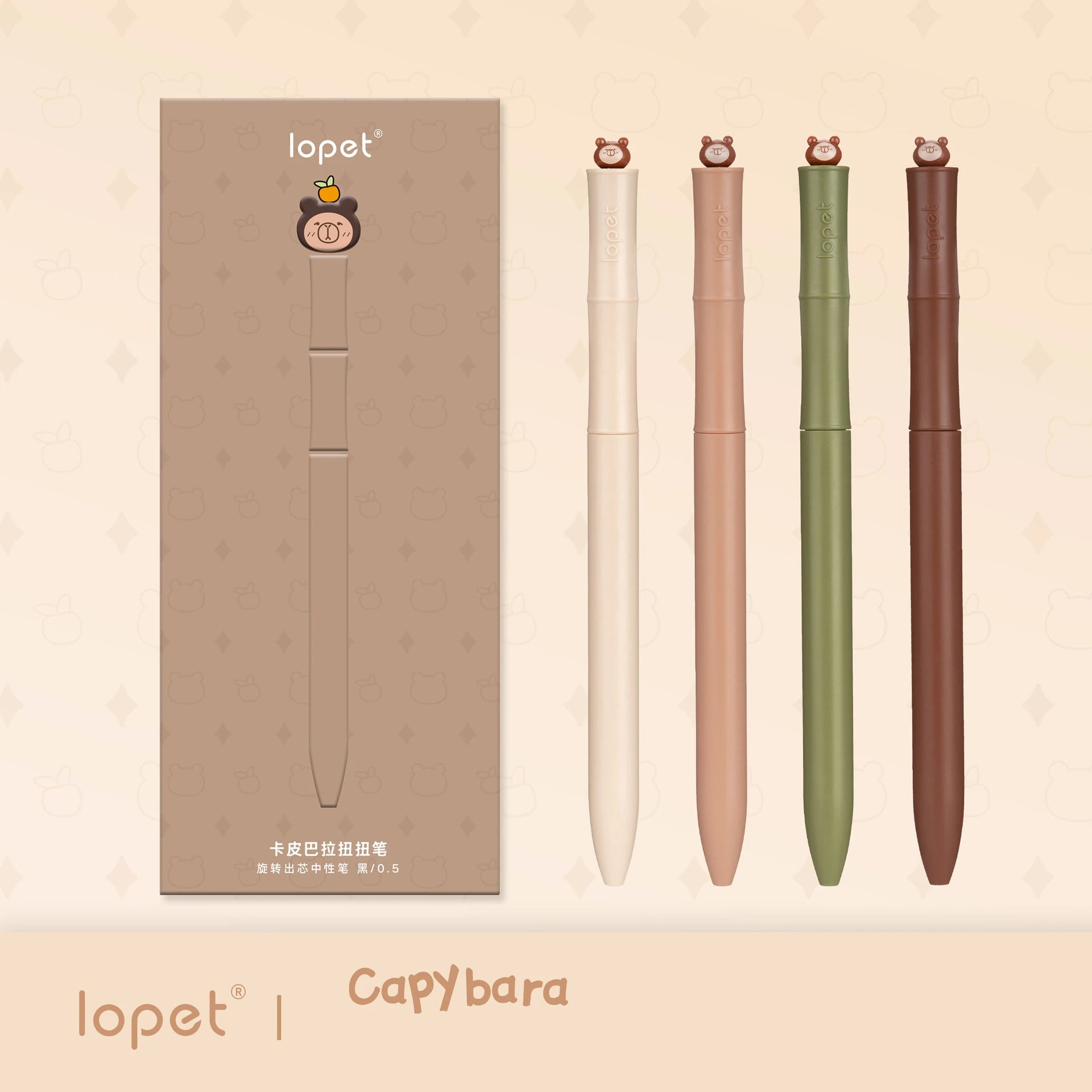 CowLost | product_id-lopet-kawaii-panda-twist-0-5mm-gel-pen-with-spinning-core-black-ink |1
