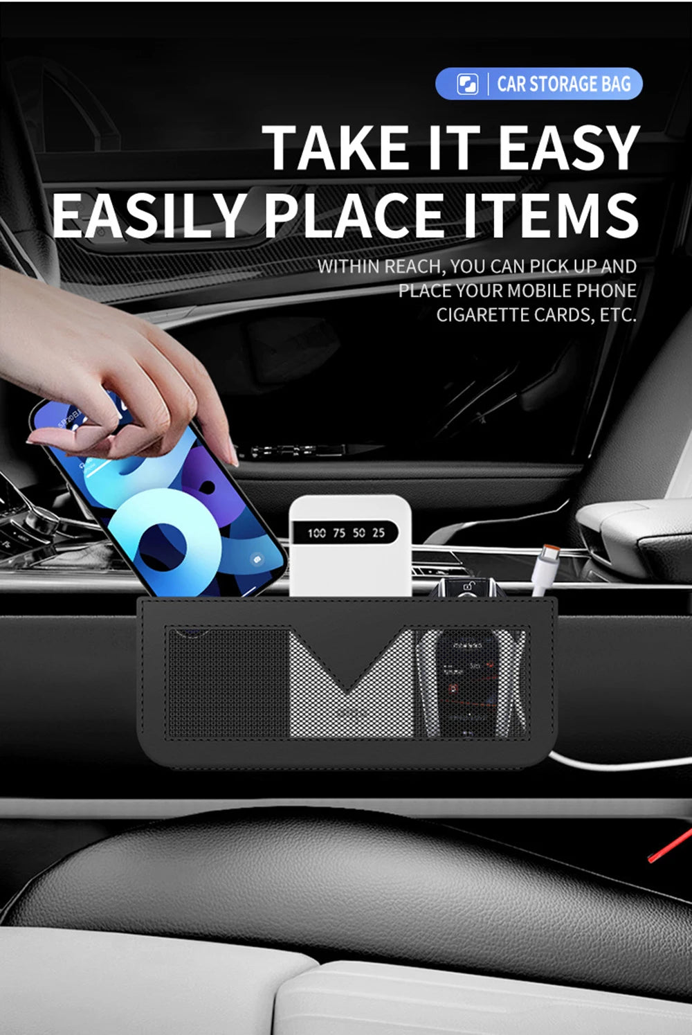 CowLost | product_id-premium-faux-leather-car-seat-back-organizer-with-storage-bag-trash-bin-and-phone-holder |10