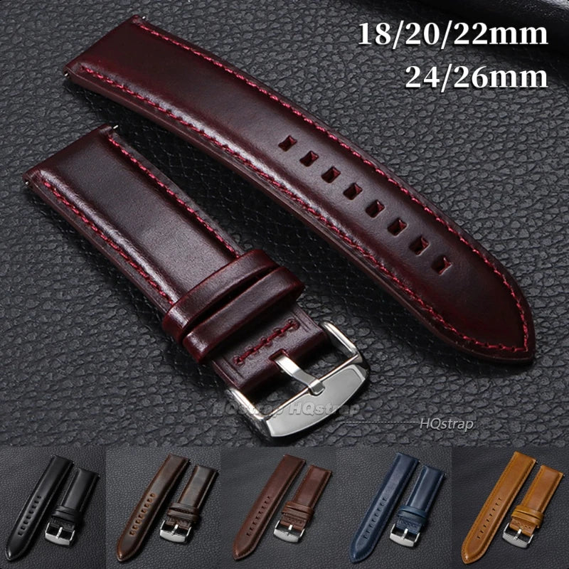 CowLost | product_id-vintage-cowhide-leather-watch-strap-18-26mm-quick-release-for-seiko-smartwatches |7