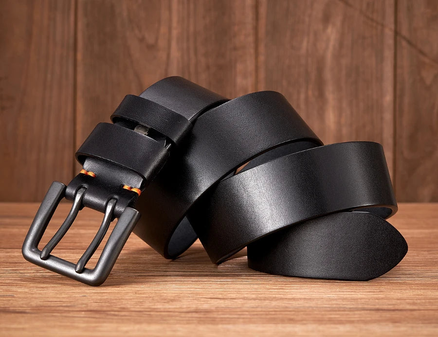 CowLost | 4-3cm-thick-high-quality-cowskin-genuine-leather-belt-for-men |7