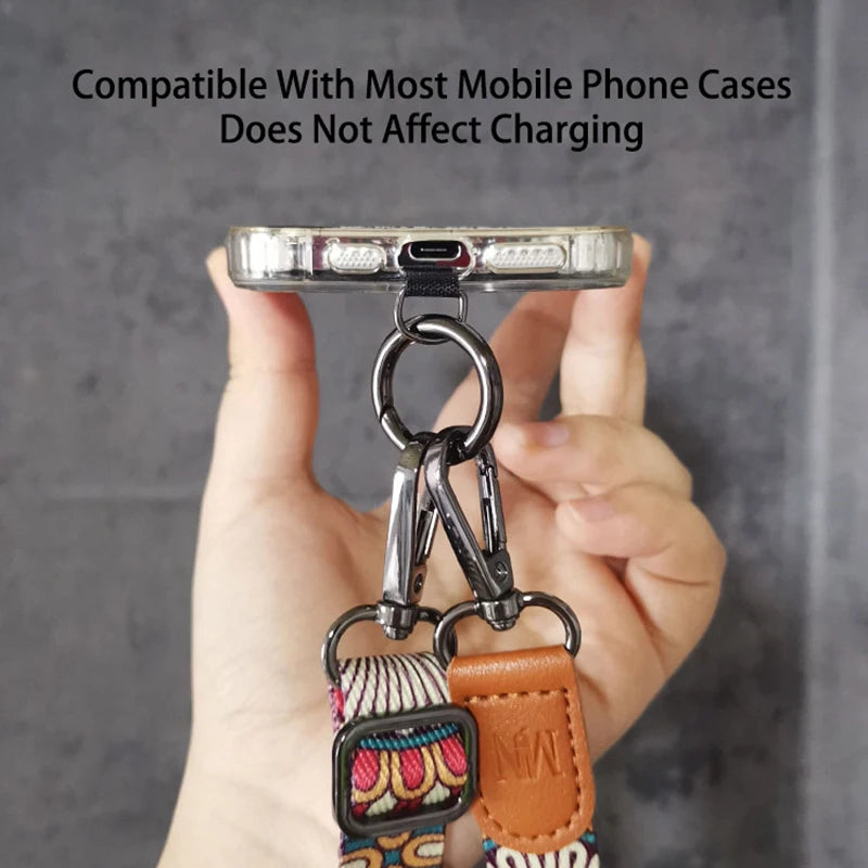 CowLost | uncategorized-adjustable-retro-totem-pattern-crossbody-cell-phone-lanyard |3