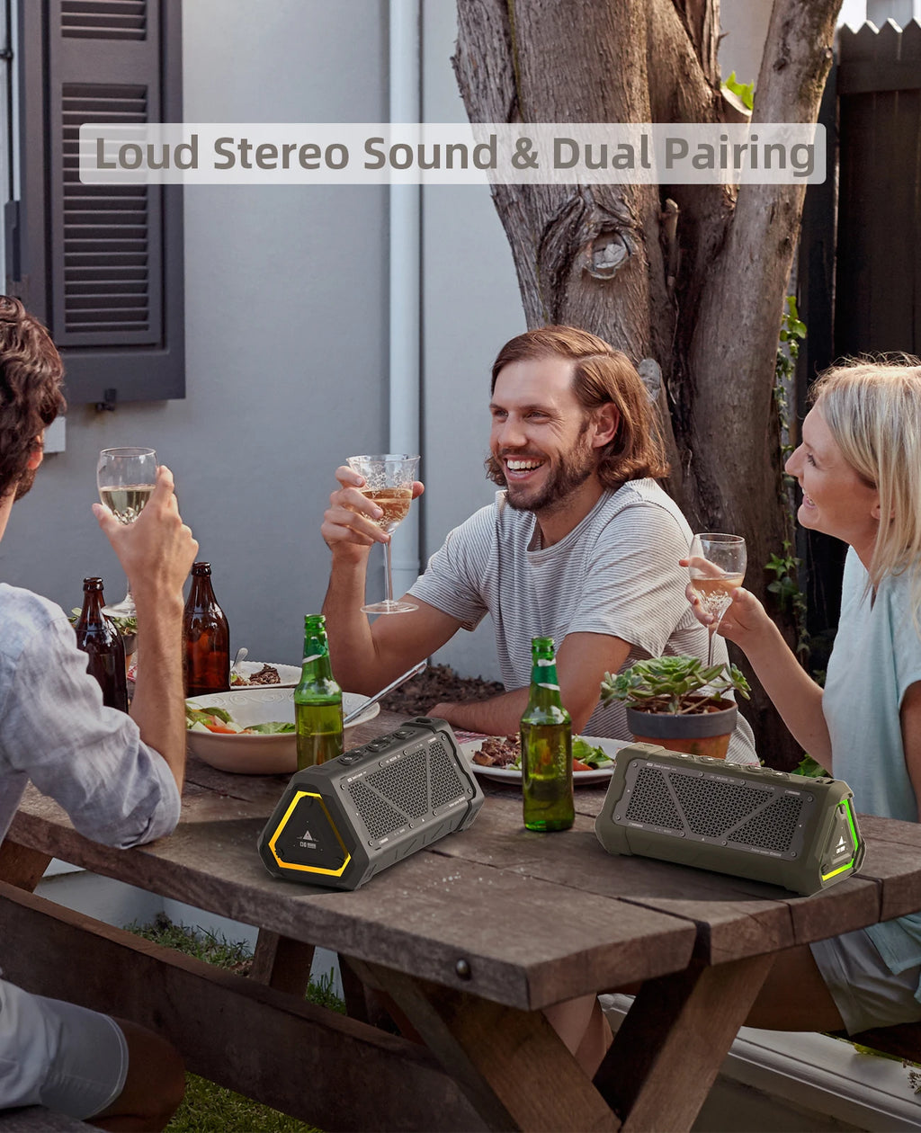 CowLost | mlove-p3-outdoor-bluetooth-speaker-40w-output-power-bluetooth-5-3-speaker-1 |4