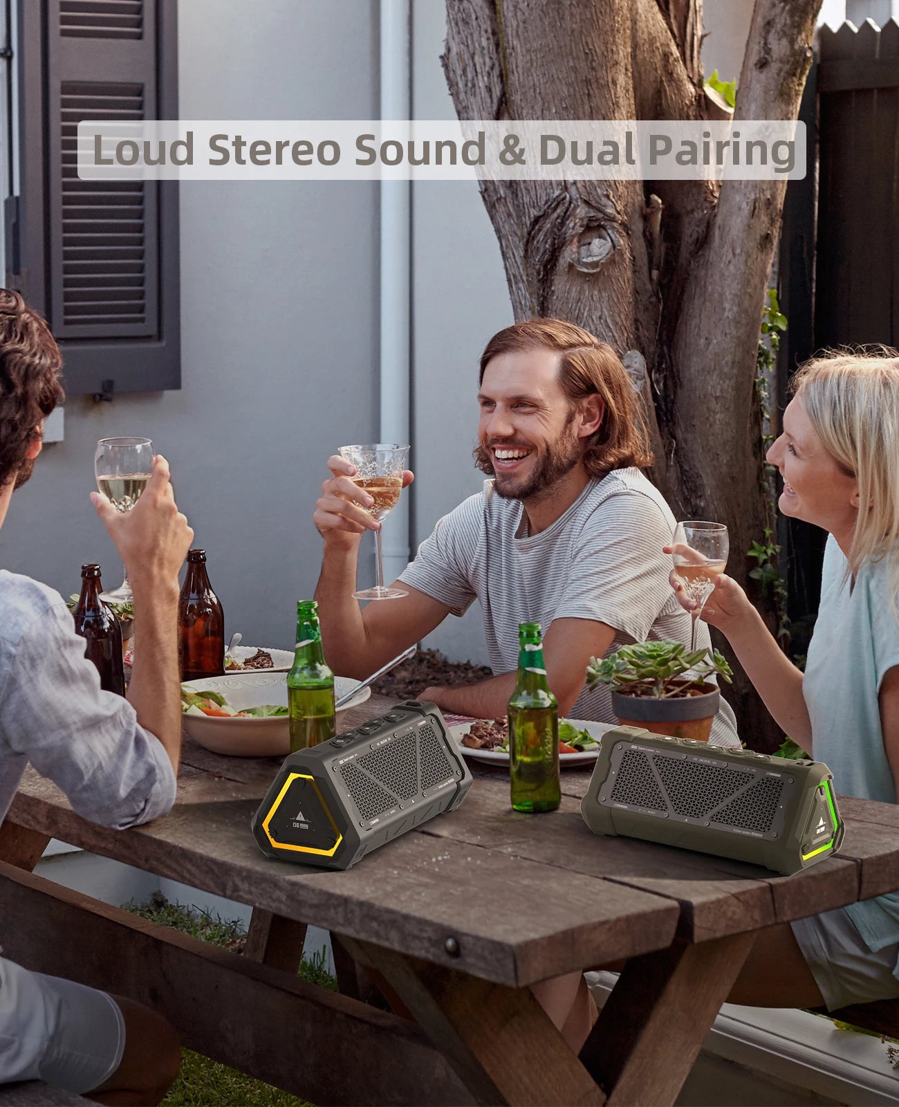 CowLost | mlove-p3-outdoor-bluetooth-speaker-40w-output-power-bluetooth-5-3-speaker-1 |4