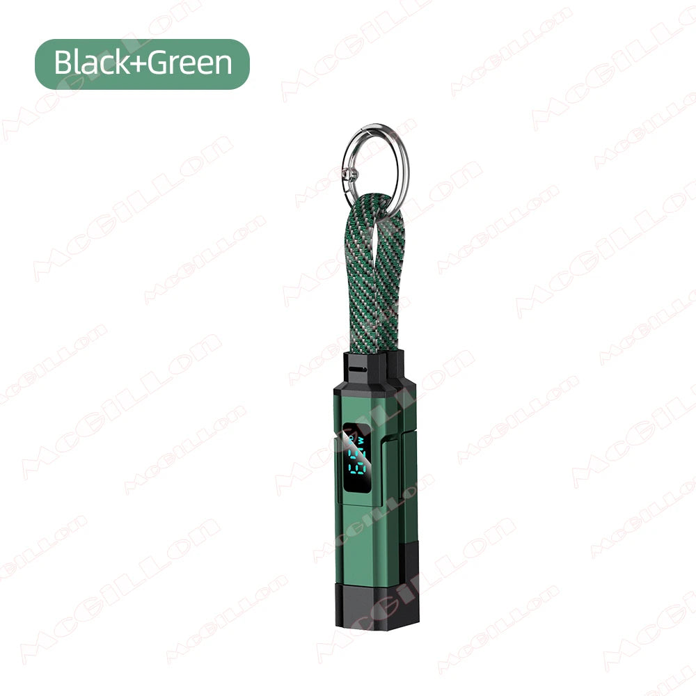 CowLost | product_id-65w-4-in-1-super-fast-charging-keychain-cable-with-digital-display-for-iphone-17-samsung |15