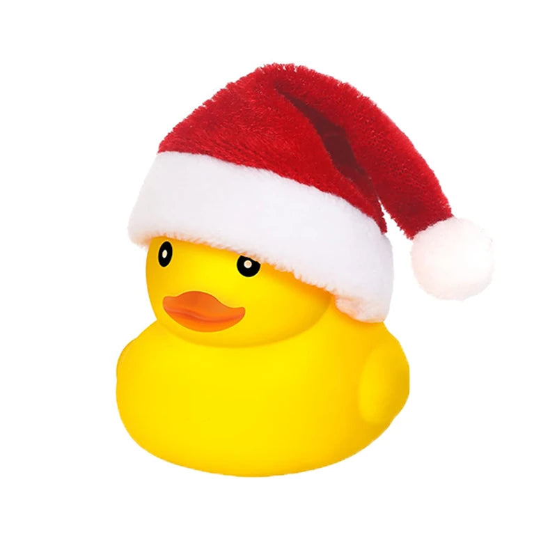 CowLost | product_id-rubber-ducks-with-christmas-hats-small-floating-squeaky-bathtub-toys-for-holiday-shower |1