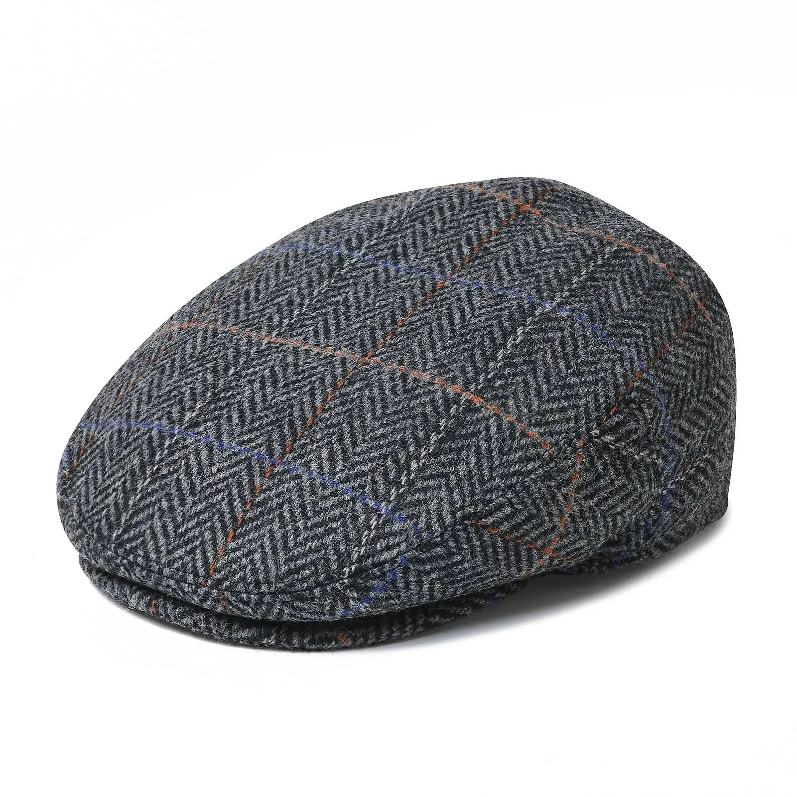 CowLost | jangoul-driving-flat-caps-men-herringbone-wool-blend-fall-newsboy-caps |17