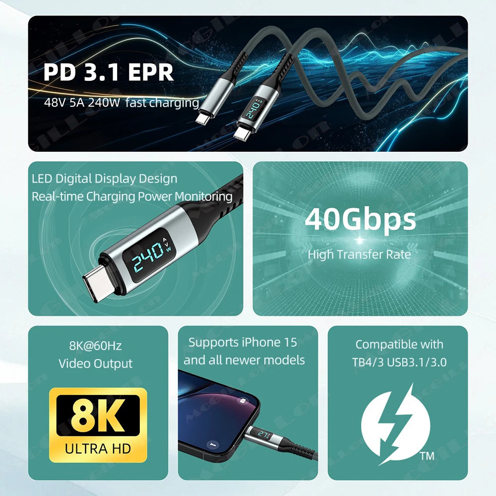 CowLost | product_id-usb-4-0-type-c-to-type-c-cable-8k-40gbps-240w-fast-charge-with-digital-display-for-thunderbolt-4-devices |11