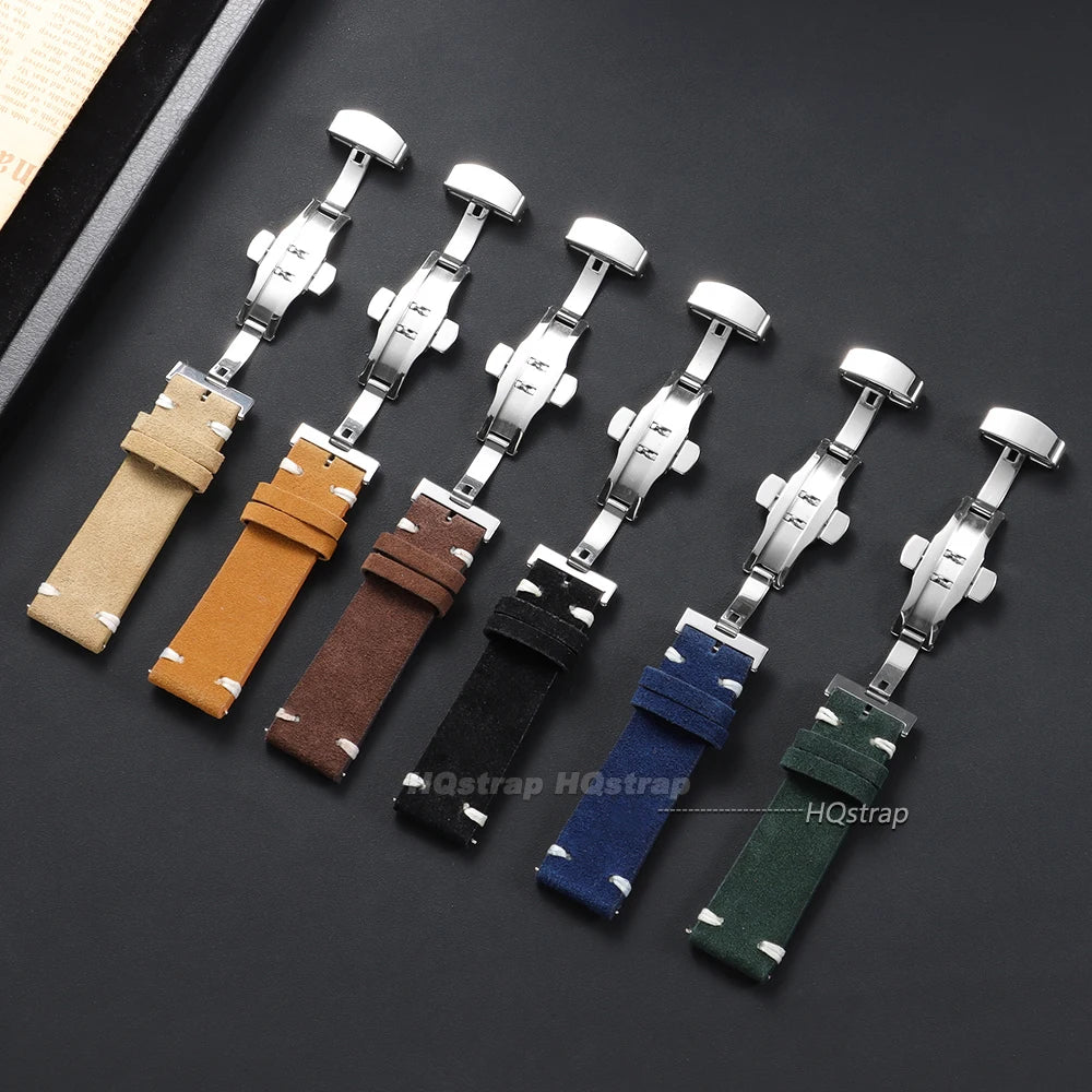 CowLost | product_id-vintage-genuine-suede-leather-watchband-with-butterfly-buckle-18-20-22mm-quick-release-for-seiko |4