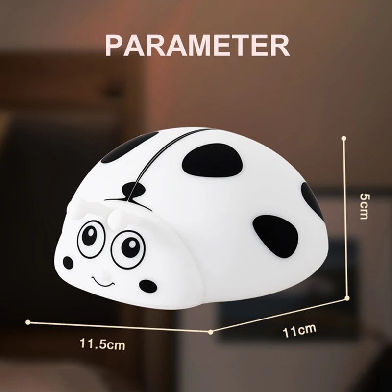 CowLost | product_id-kfvc-rechargeable-touch-control-ladybug-silicone-night-light-for-nursery |5