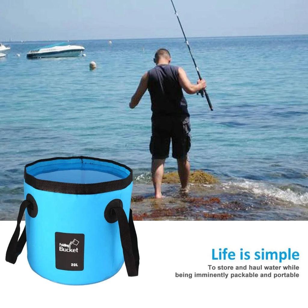 CowLost | emergency-water-storage-containers-product_id-20l-portable-foldable-camping-water-bucket-for-travel-hiking-fishing-gardening-car-supplies |3