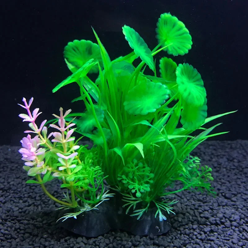 12 Kinds Artificial Aquarium Decor Plants