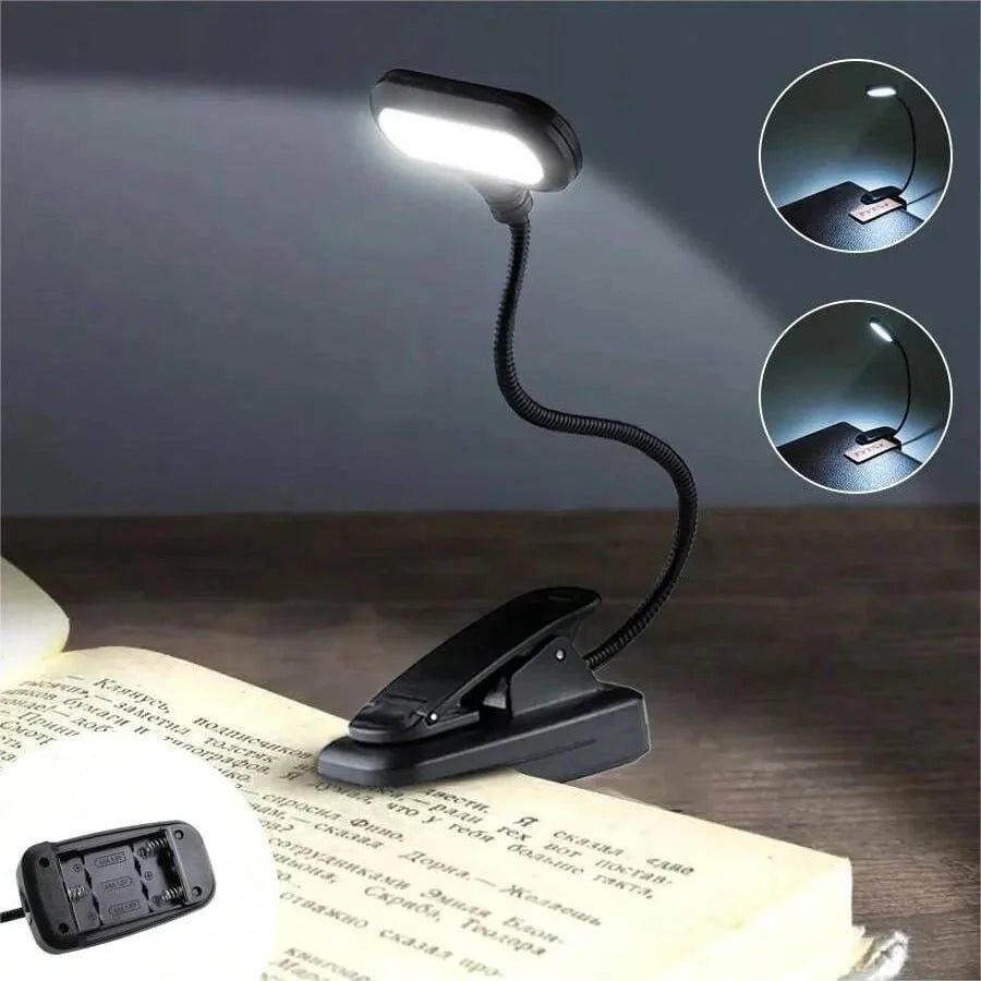 CowLost | product_id-battery-powered-mini-led-book-light-with-flexible-clip-and-eye-protection |1