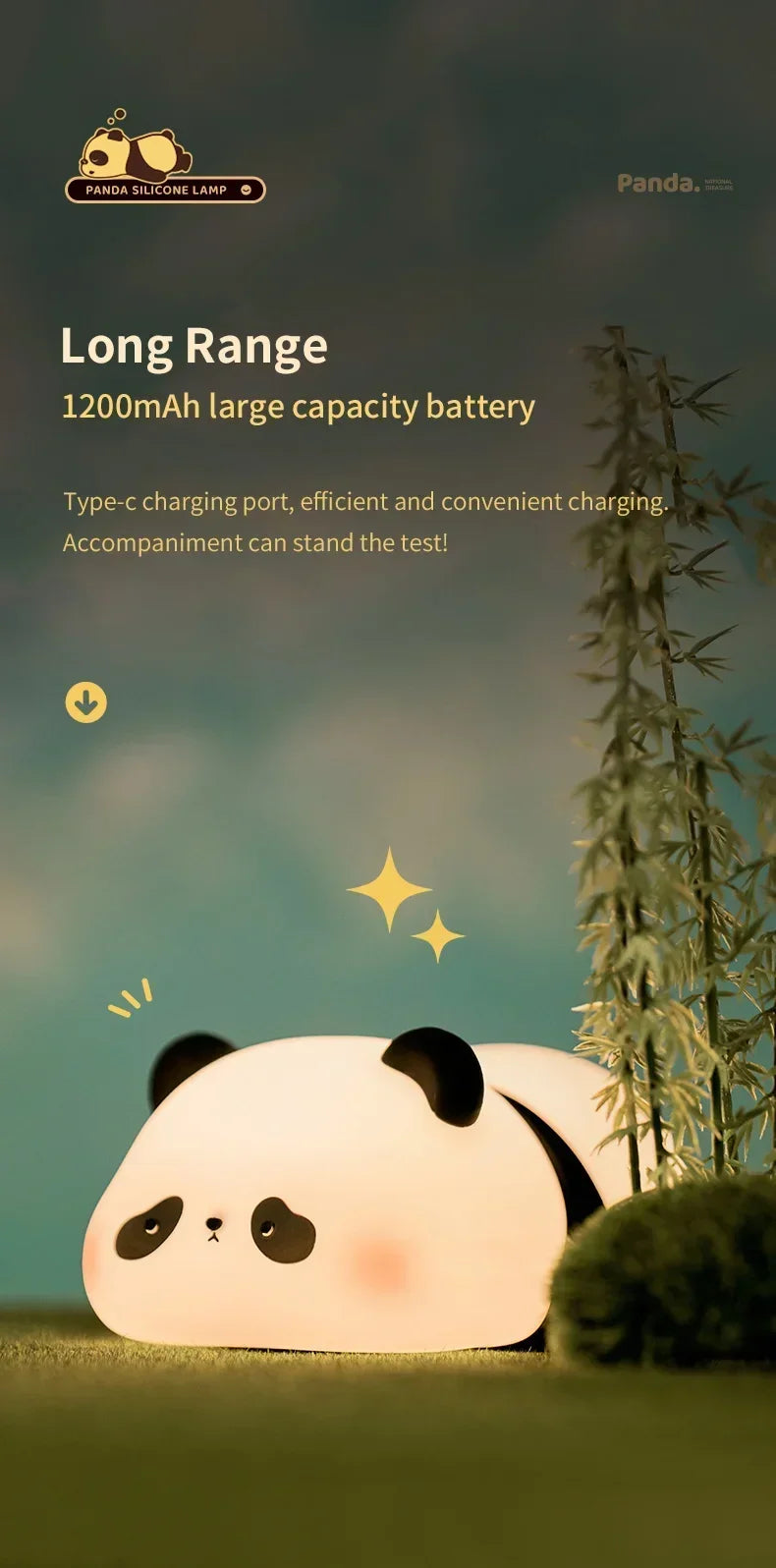 CowLost | product_id-rechargeable-panda-silicone-led-night-light-with-timer-for-kids-bedroom-gift |16