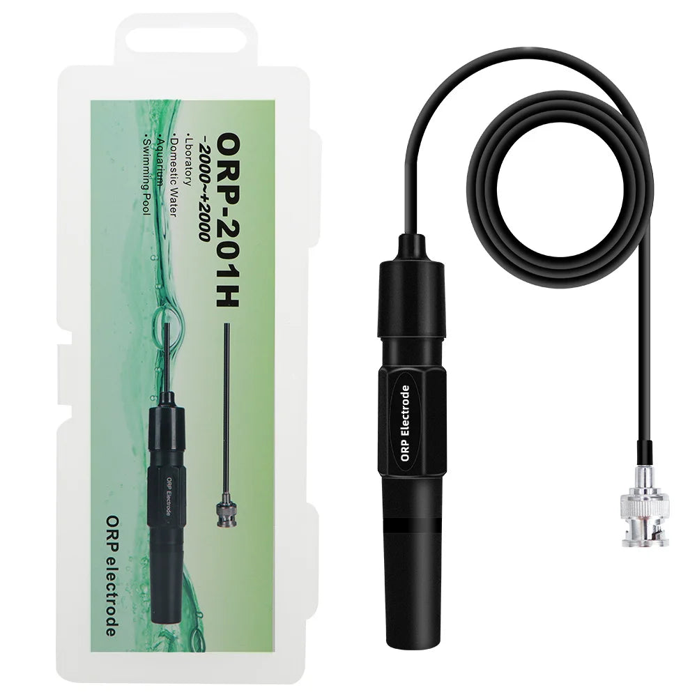 1.2m/2m ORP Replacement Probe with BNC Connector for Aquarium, Hydroponic, Laboratory Oxidation-Reduction Potential Test