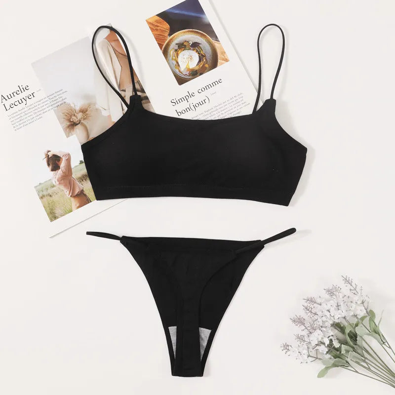 CowLost | product_id-seamless-wireless-sports-bra-brazilian-thong-set-for-women |6