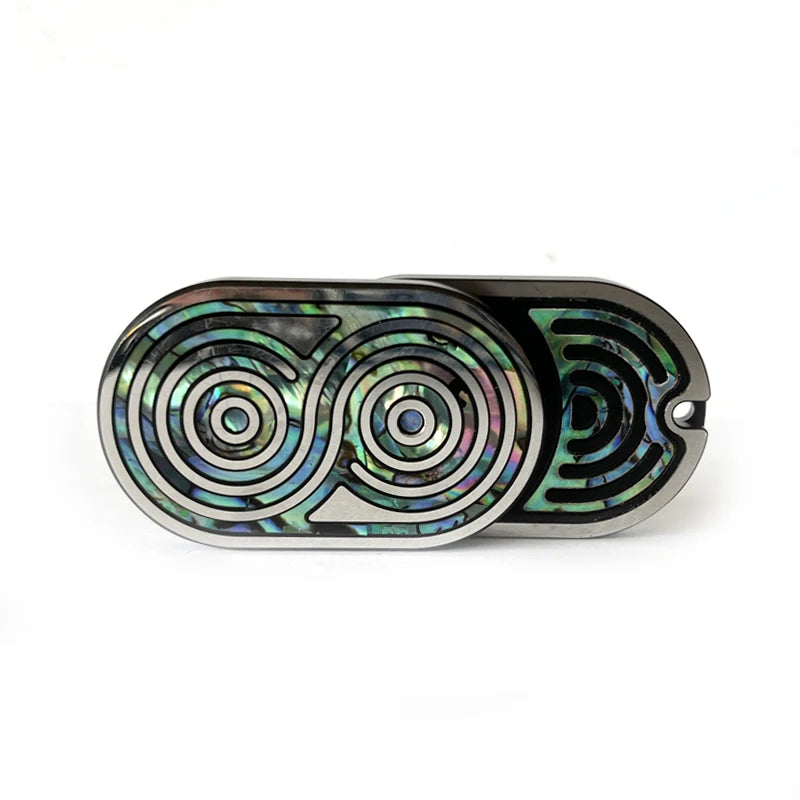CowLost | fritillary-material-fidget-slider-autism-adhd-metal-edc-fidget-toys-office-desk-toys-anxiety-stress-relief-toys-adult-gift |9