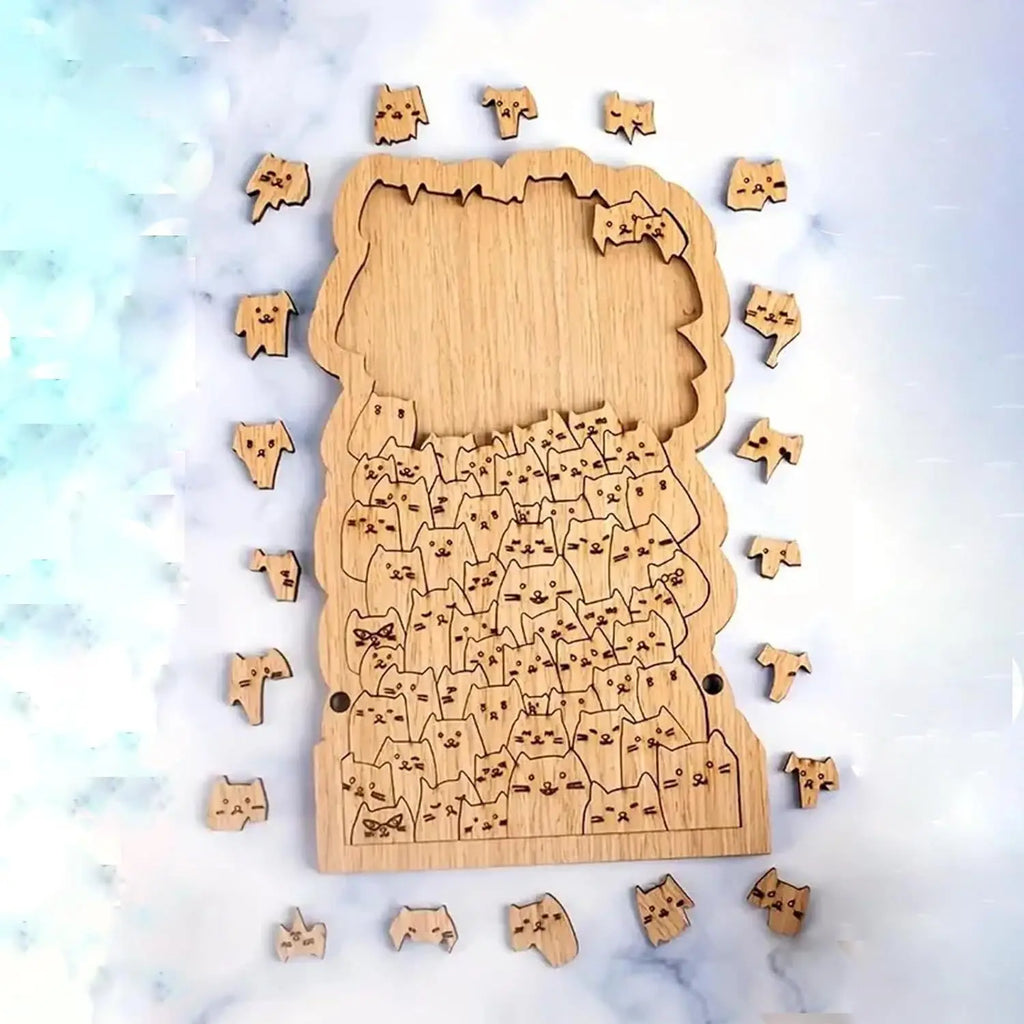 CowLost | product_id-wooden-animal-pattern-irregular-jigsaw-puzzle-decompression-game-for-adults-and-kids |2