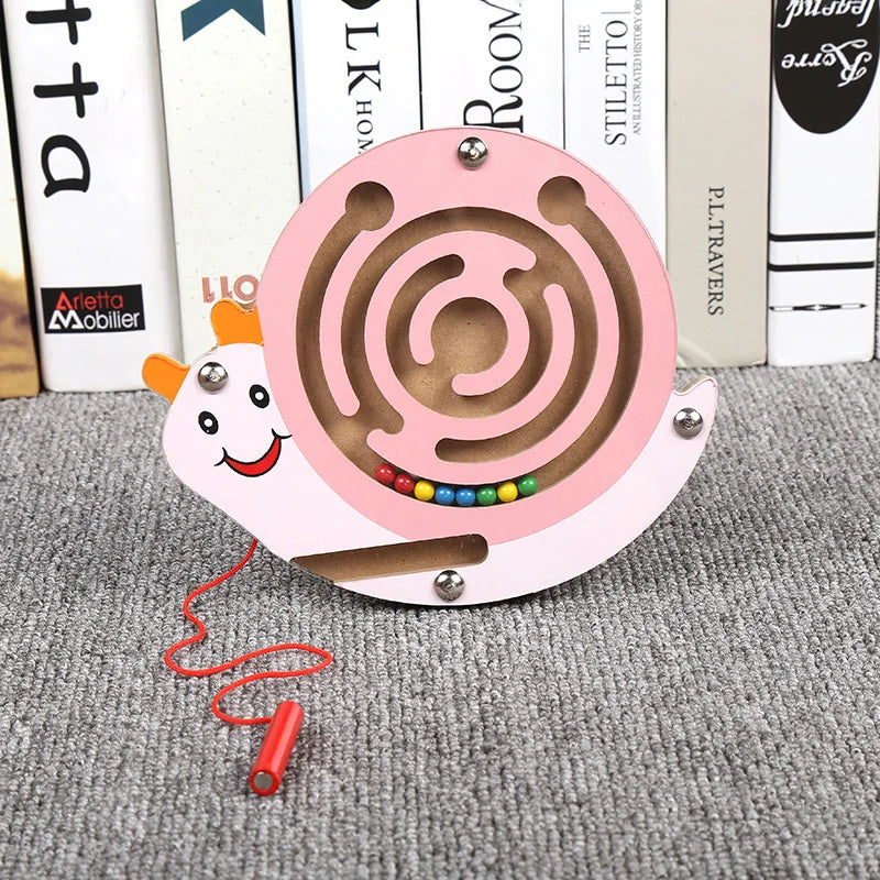 CowLost | fencing-barriers-childrens-wooden-magnetic-track-maze-balance-board-toy |23