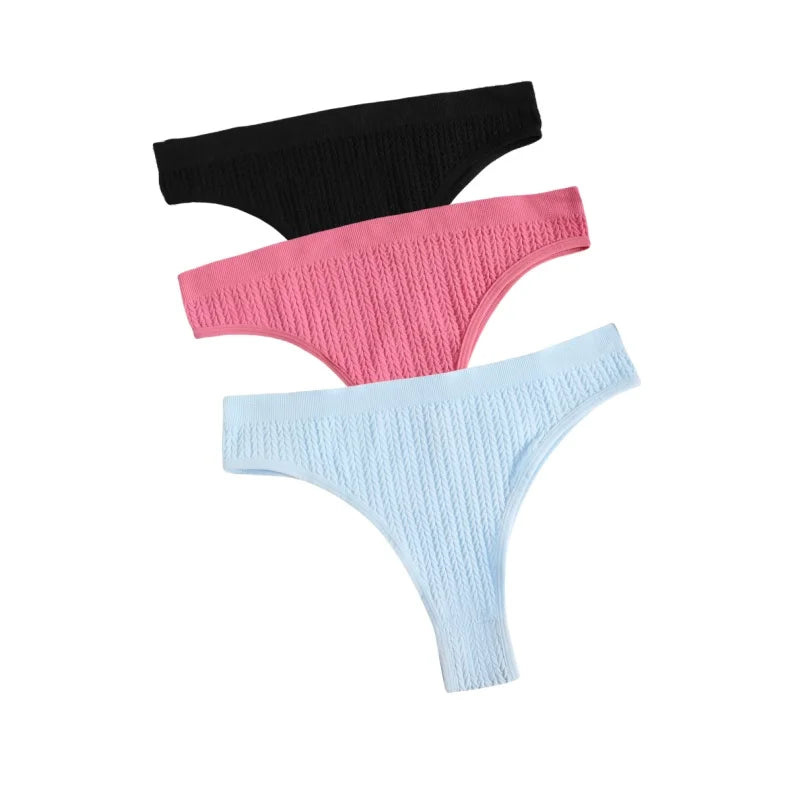 CowLost | product_id-3pcs-seamless-low-waist-women-s-stretch-briefs-solid-color-panties |14