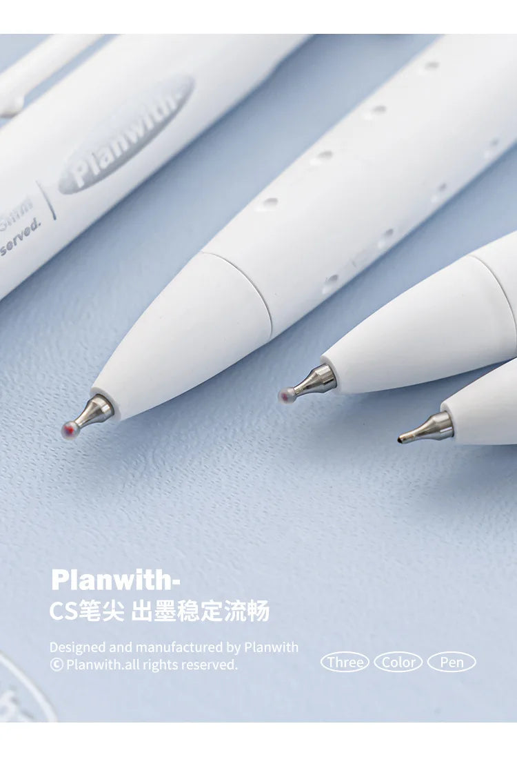 CowLost | product_id-planwith-3-in-1-multi-function-0-5mm-gel-pen-black-blue-red-ink-for-school-office |11