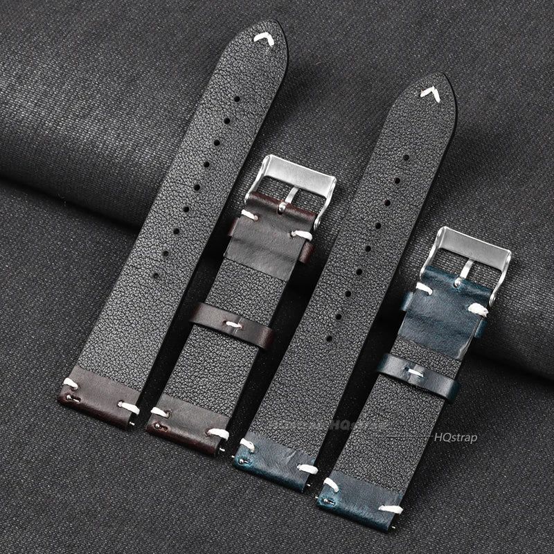CowLost | watch-bands-product_id-handmade-retro-genuine-leather-quick-release-watchbands-calfskin-strap-18mm-22mm-replacement-belt |4