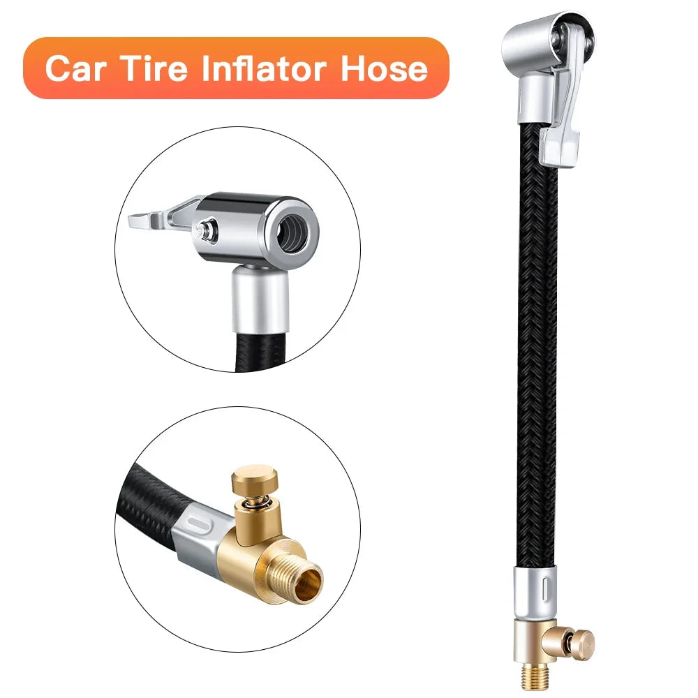 CowLost | 10-20-40-60cm-car-tire-inflator-hose-inflatable-air-pump-extension |9