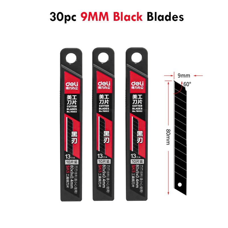 CowLost | product_id-multipurpose-retractable-utility-knife-9-18mm-sk2-thickened-blade-self-locking-box-opener |12