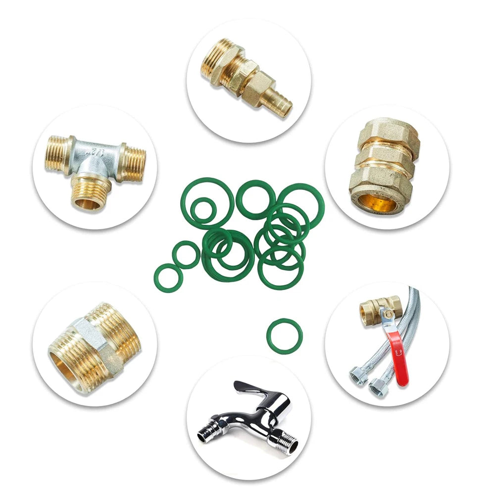 CowLost | o-ring-assortment-kit-set-nitrile-rubber-high-pressure-o-rings-nbr-sealing-kit-for-plumbing-automotive-and-faucet-repair-o-rings |6