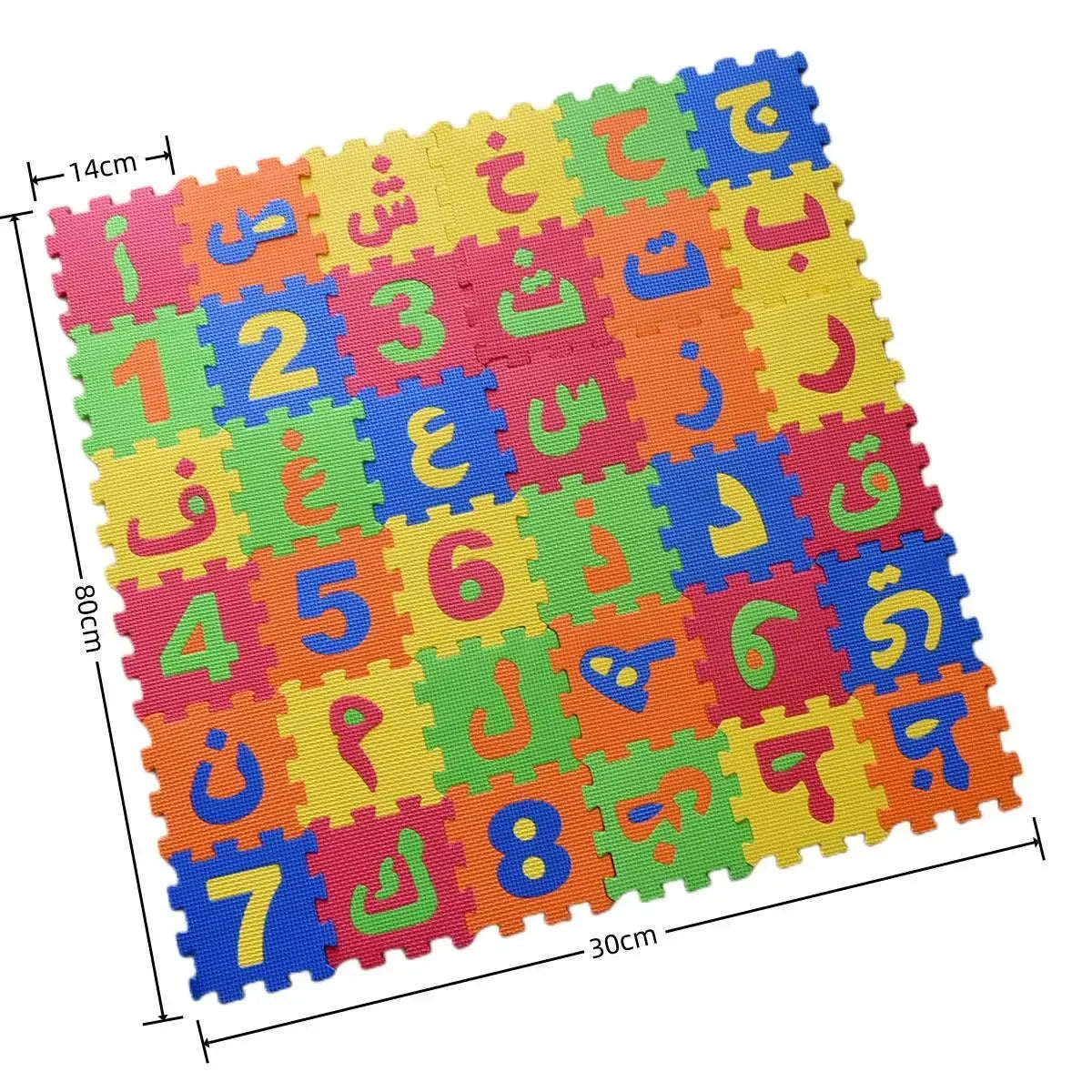 Arabic Alphabet Puzzle Mat Toy for Kids Early Learning Russian Language Foam Jigsaw